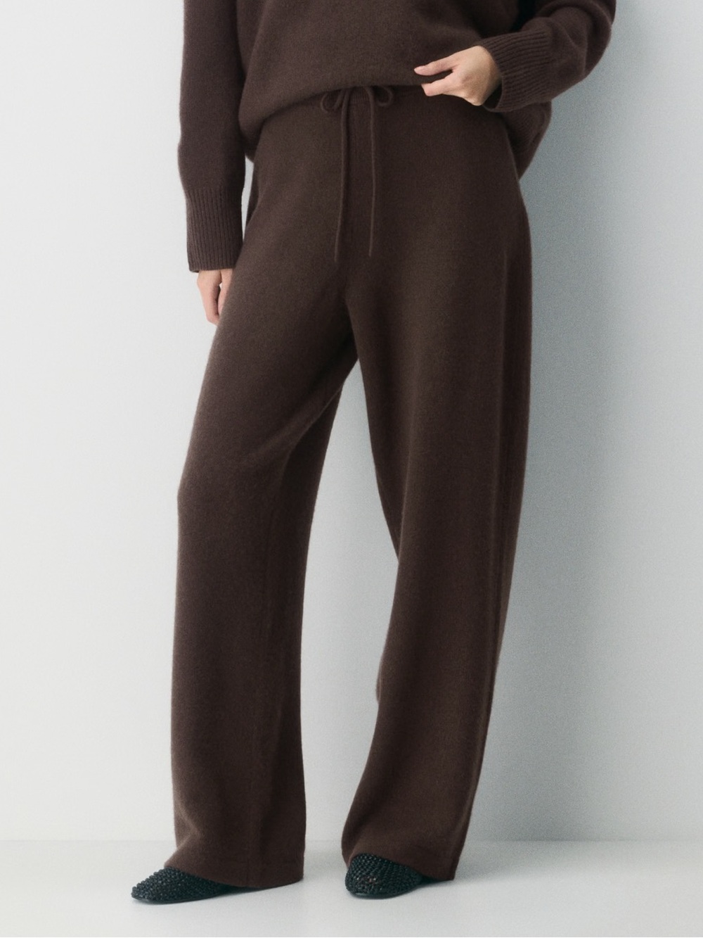 The Group by Babaton LUXE CASHMERE WIDE PANT